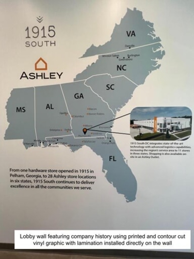 Distribution Center Wayfinding & Branding Project Photo
